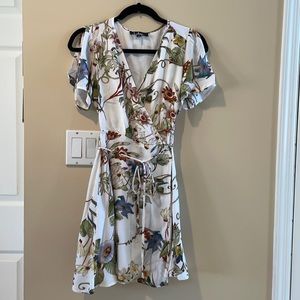 Wrap Dress flowy flower